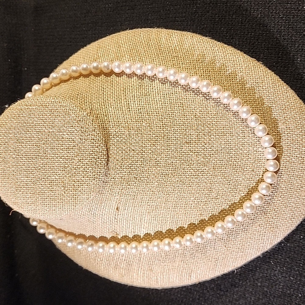 18" Faux Pearl Vintage Necklace